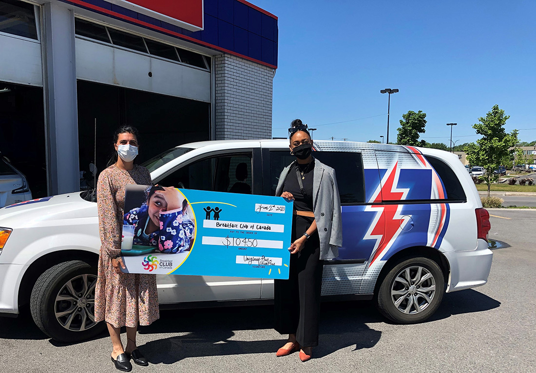 Marie-Eve Desrochers, Senior Advisor, BCC-L and Karine Nuamah, Marketing Coordinator, UniglassPlus / Ziebart